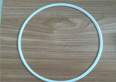 순수한 PTFE 편평한 세탁기 지원 반지/기계적인 백색 테플론 인발이 찍힌 반지 펌프는 분해합니다