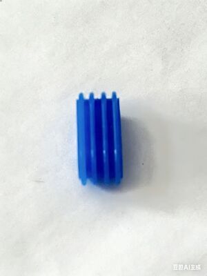 블루 실리콘 항 진동 패드 산업 장비용 사용자 지정 고무 가스켓